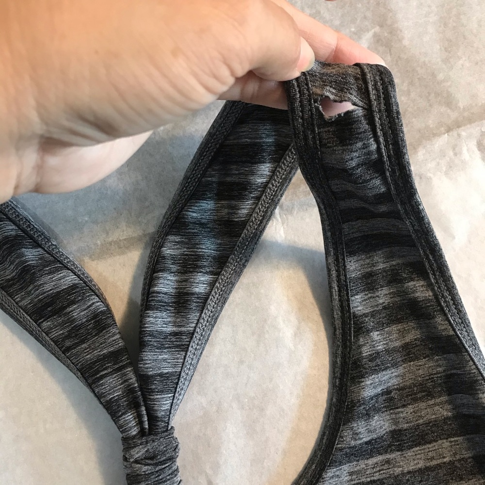 Hyba women’s racerback tank top gray stripe - Picture 8 of 10